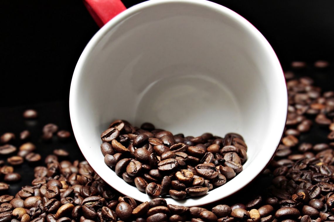 coffee beans cup
